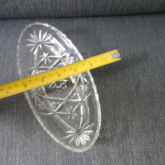 Fancy Glass Condiment Dish - Picture 7 of 7